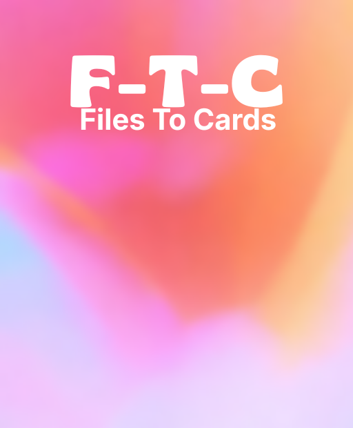Files to Cards product visual